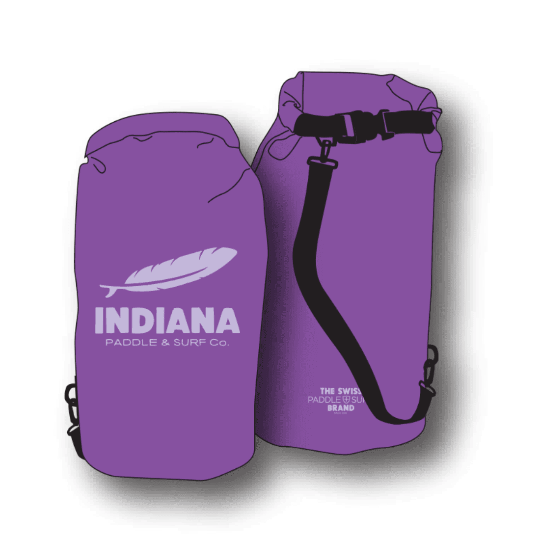 INDIANA Waterproof Bag 25 L violett