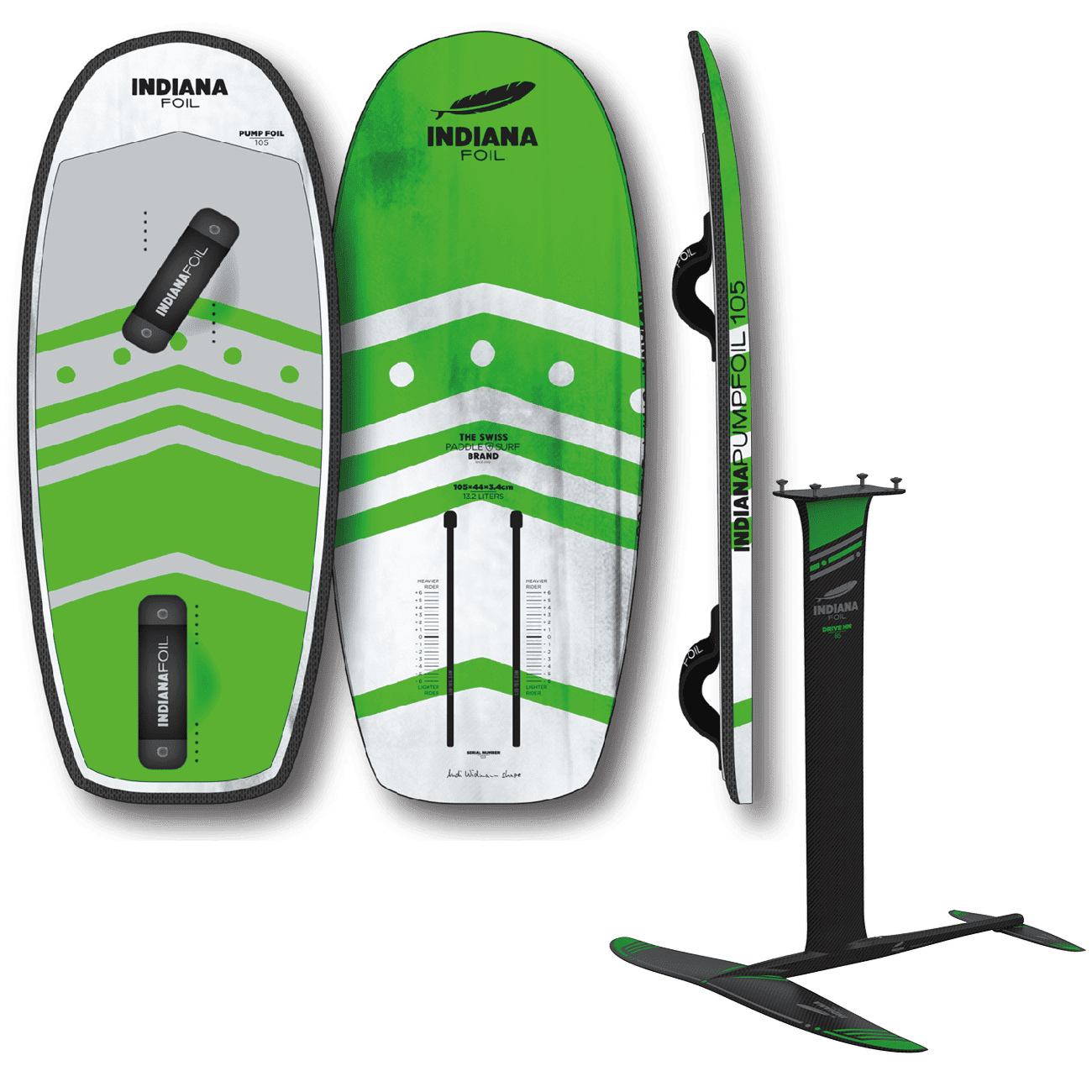 INDIANA Wake Pack: Pump 105 Board + Marlin M