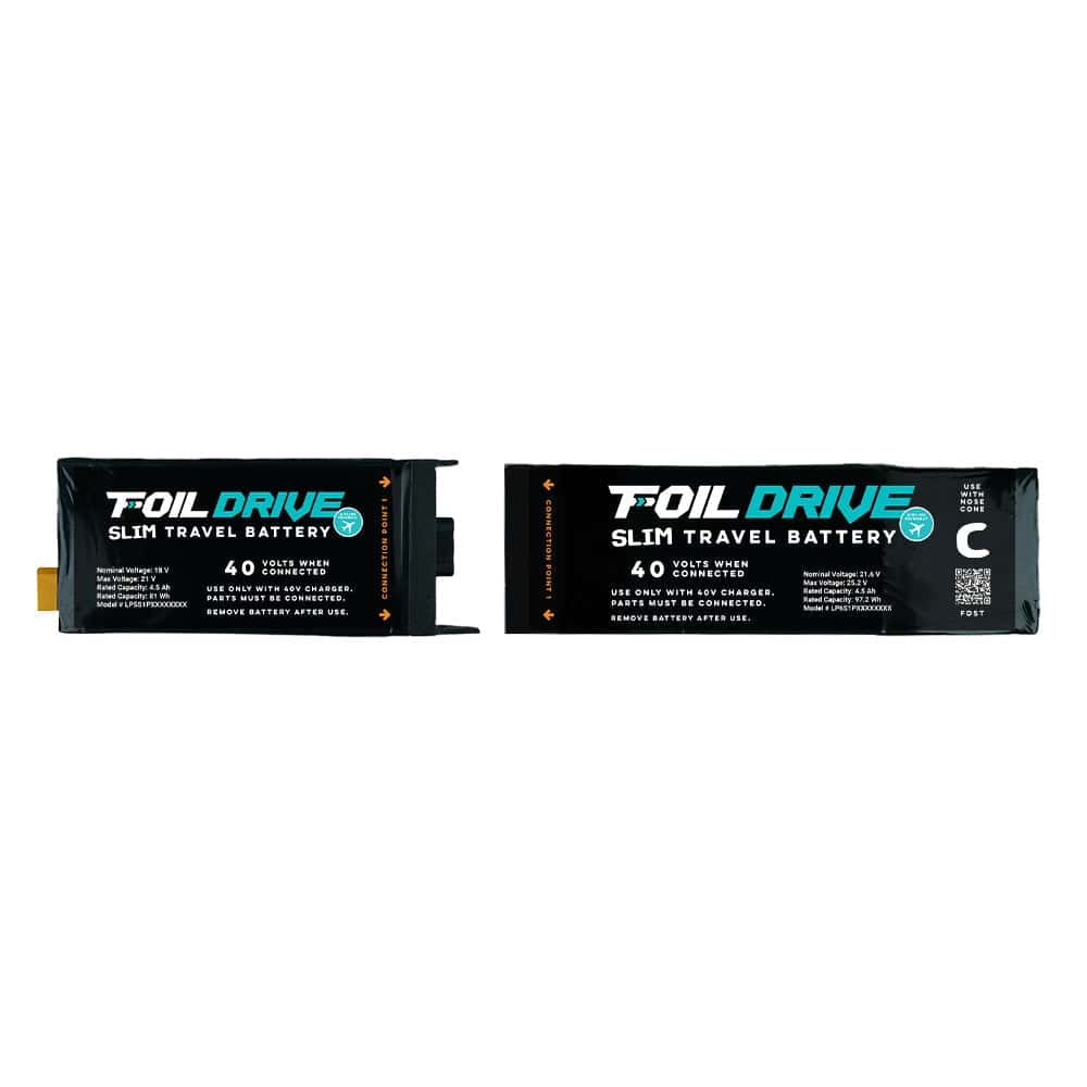 FOIL DRIVE Slim Travel Battery