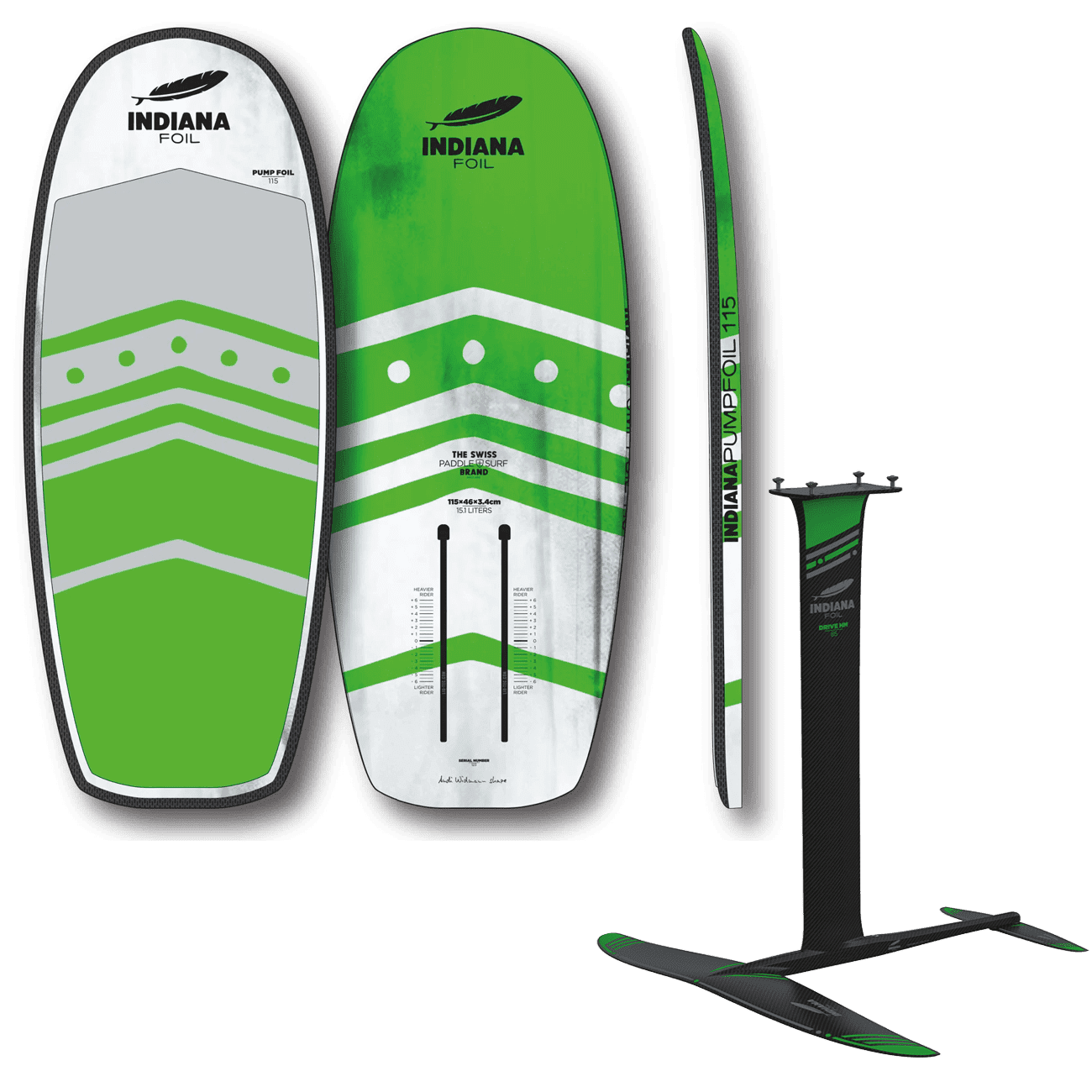 INDIANA Wake Pack: Pump 115 Board + Marlin L