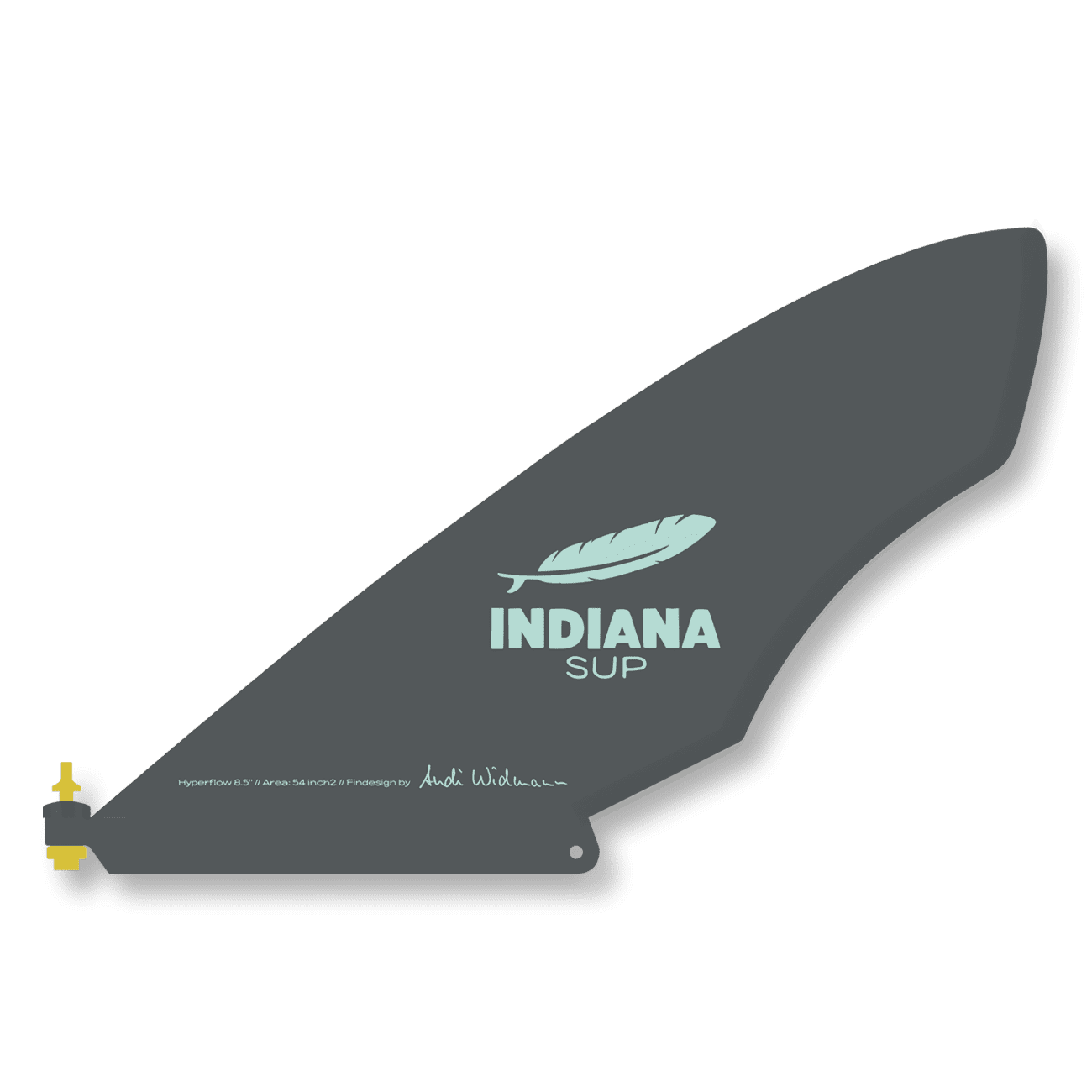 INDIANA 8.5" Hyperflow PA Race Fin dunkelgrau