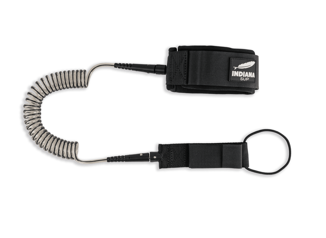 INDIANA Coil Leash SUP black