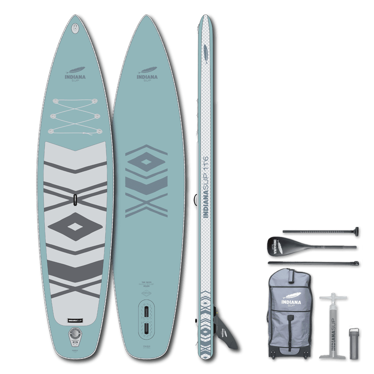 INDIANA 11'6 Family Pack misty blue
